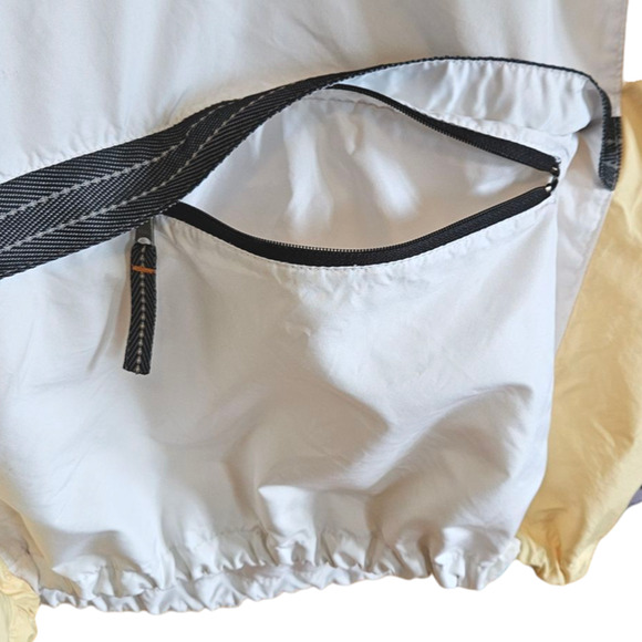 Vintage 90s Nike Anorack Half Zip Lightweight Jacket White Women's Large (12-14) - Picture 6 of 10